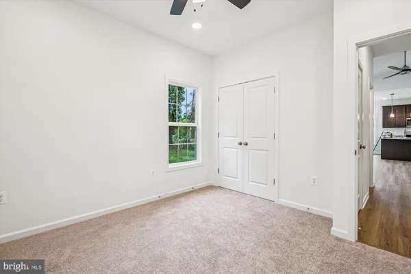 a view of an empty room