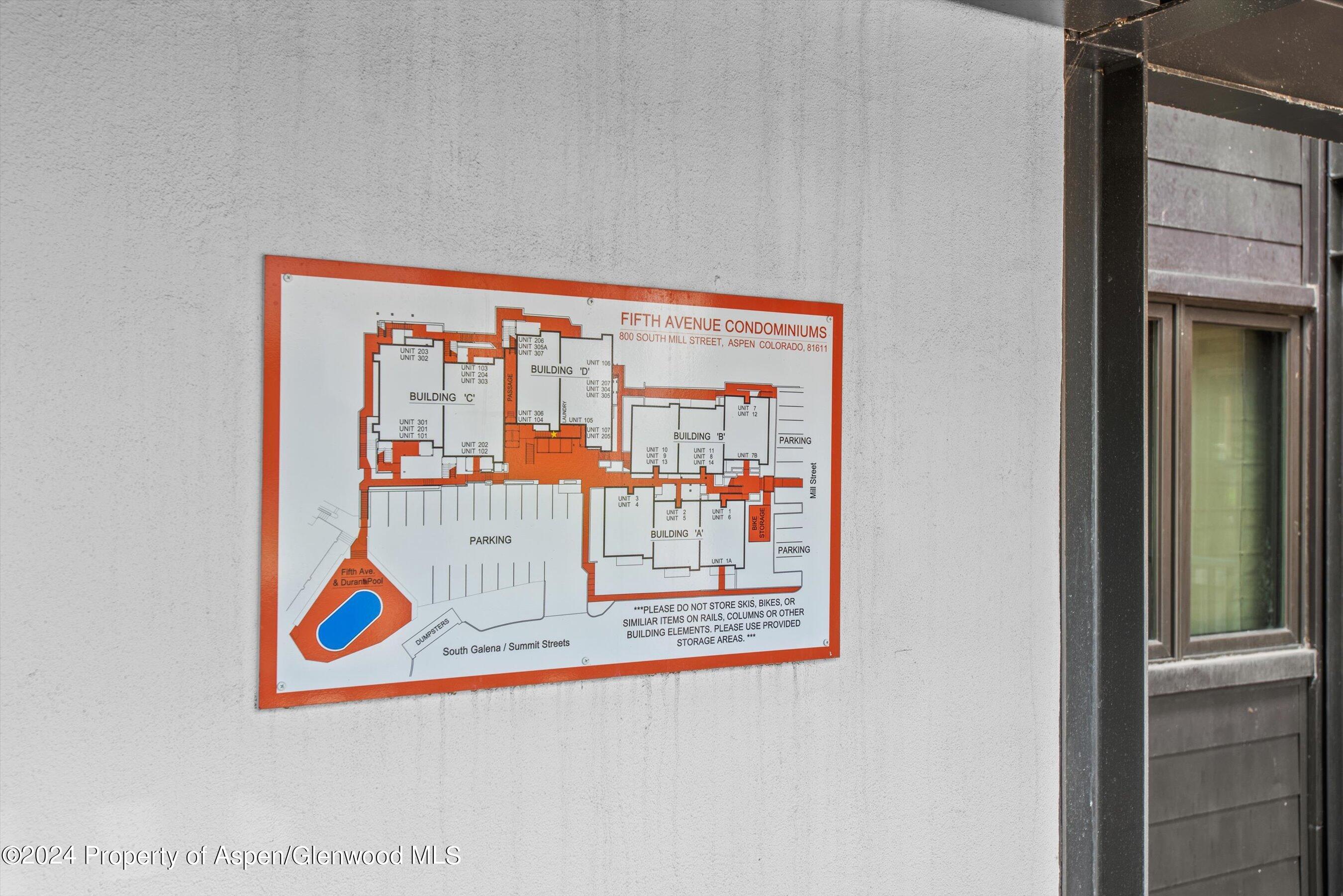 800 South Mill Street, Unit 306 Aspen, CO 81611 - Photo 16 of 16 Complex Map
