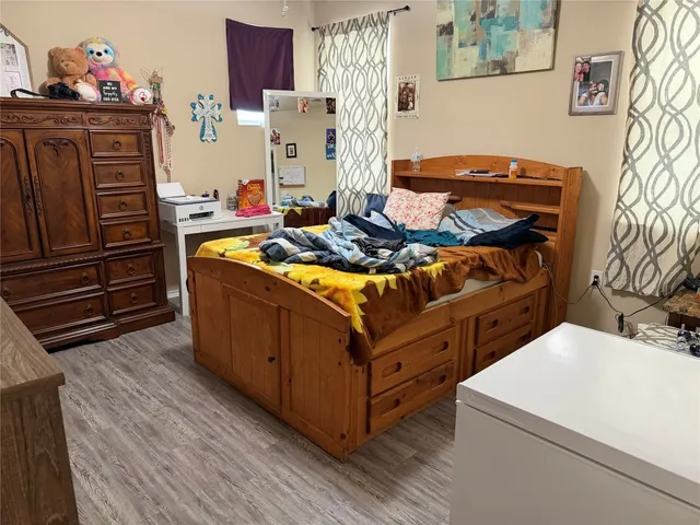 a room with storage and utility