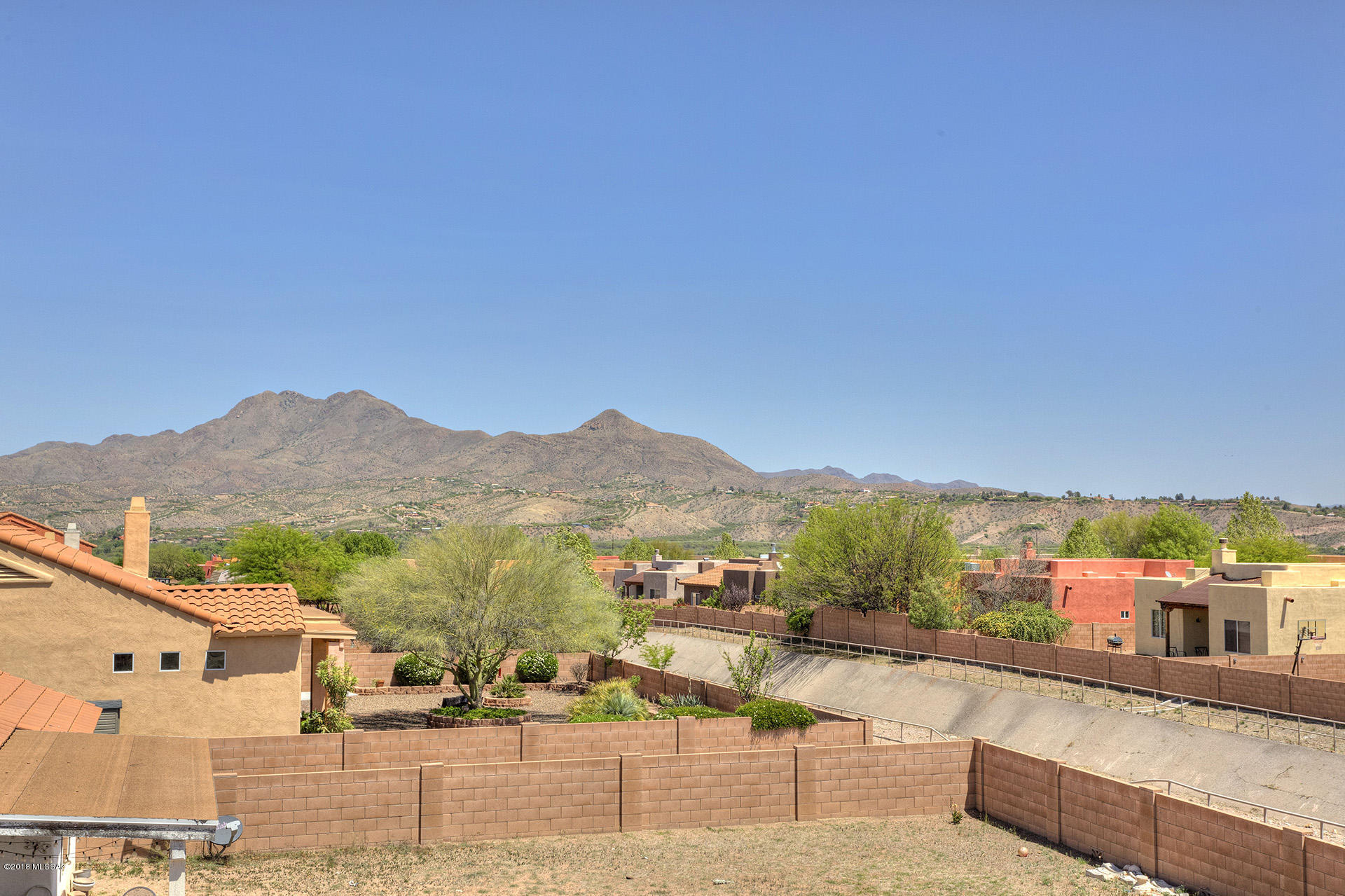 369 Via Capri Rio Rico, AZ 85648 - Photo 23 of 31 a view of a terrace with a garden and stairs