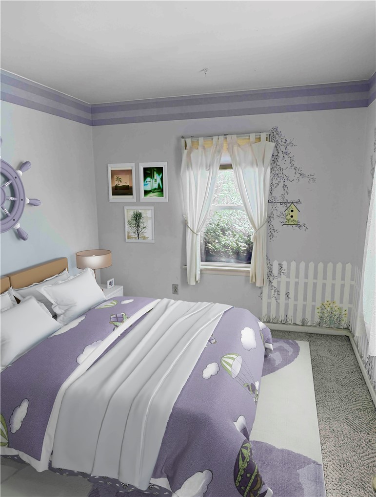 615 N Road Wheatland, NY 14546 - Photo 11 of 33 Main Floor Bedroom 1 - Virtually Staged