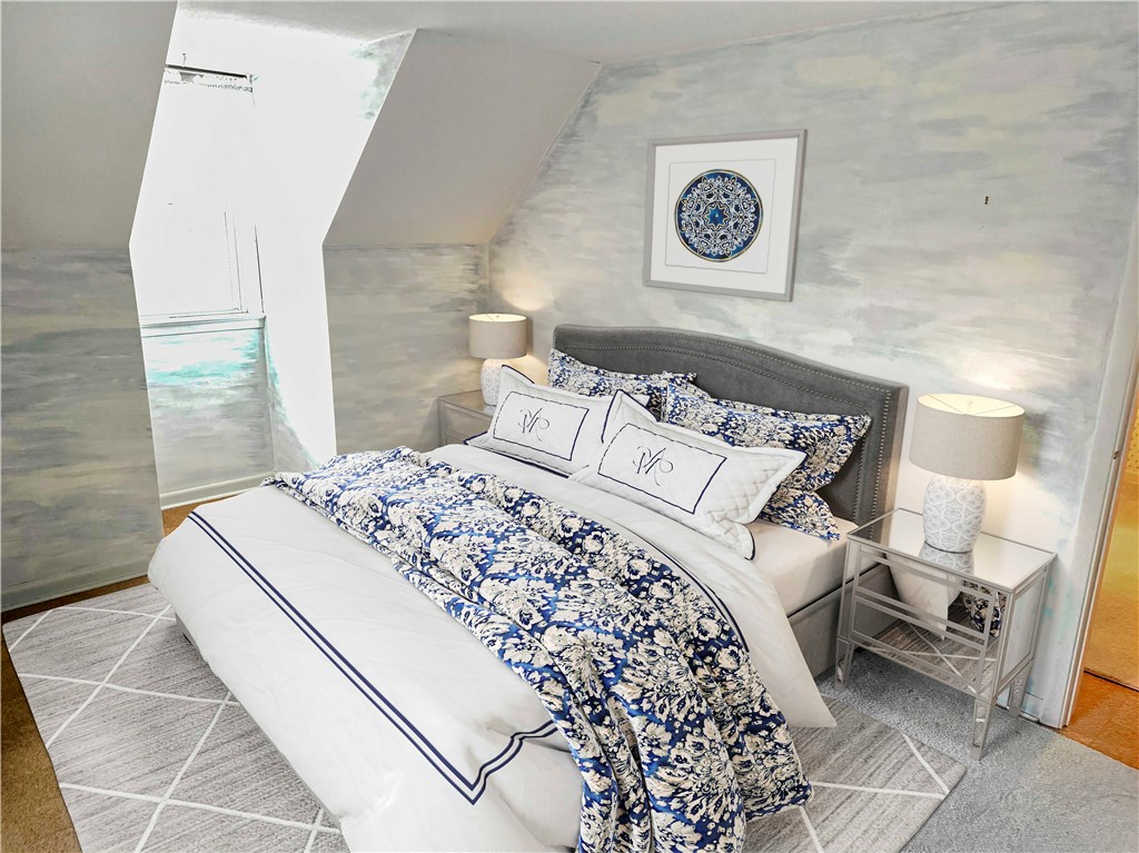 615 N Road Wheatland, NY 14546 - Photo 18 of 33 Upstairs Bedroom 1 - Virtually Staged