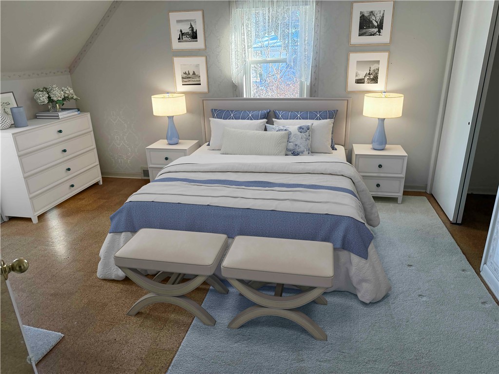 615 N Road Wheatland, NY 14546 - Photo 20 of 33 Upstairs Bedroom 2 - Virtually Staged