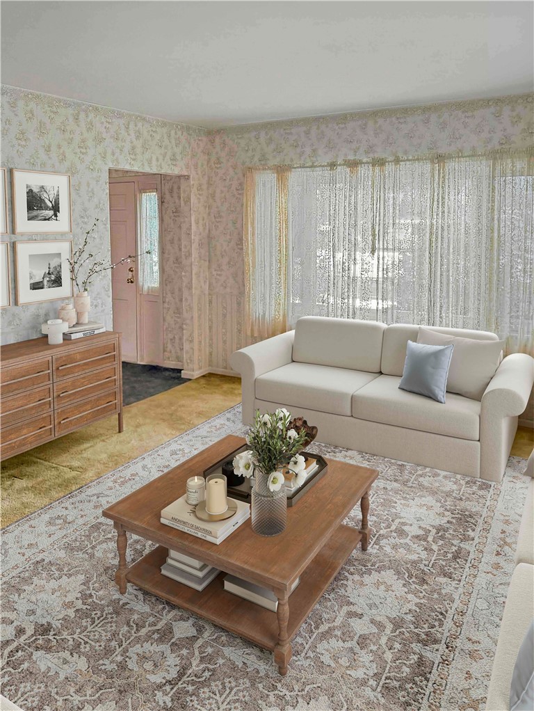 615 N Road Wheatland, NY 14546 - Photo 6 of 33 Living Room - Virtually Staged