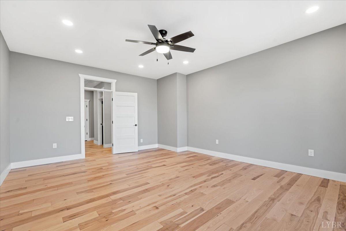 4615 Everett Road Forest, VA 24551 - Photo 27 of 56 a view of an empty room with a ceiling fan