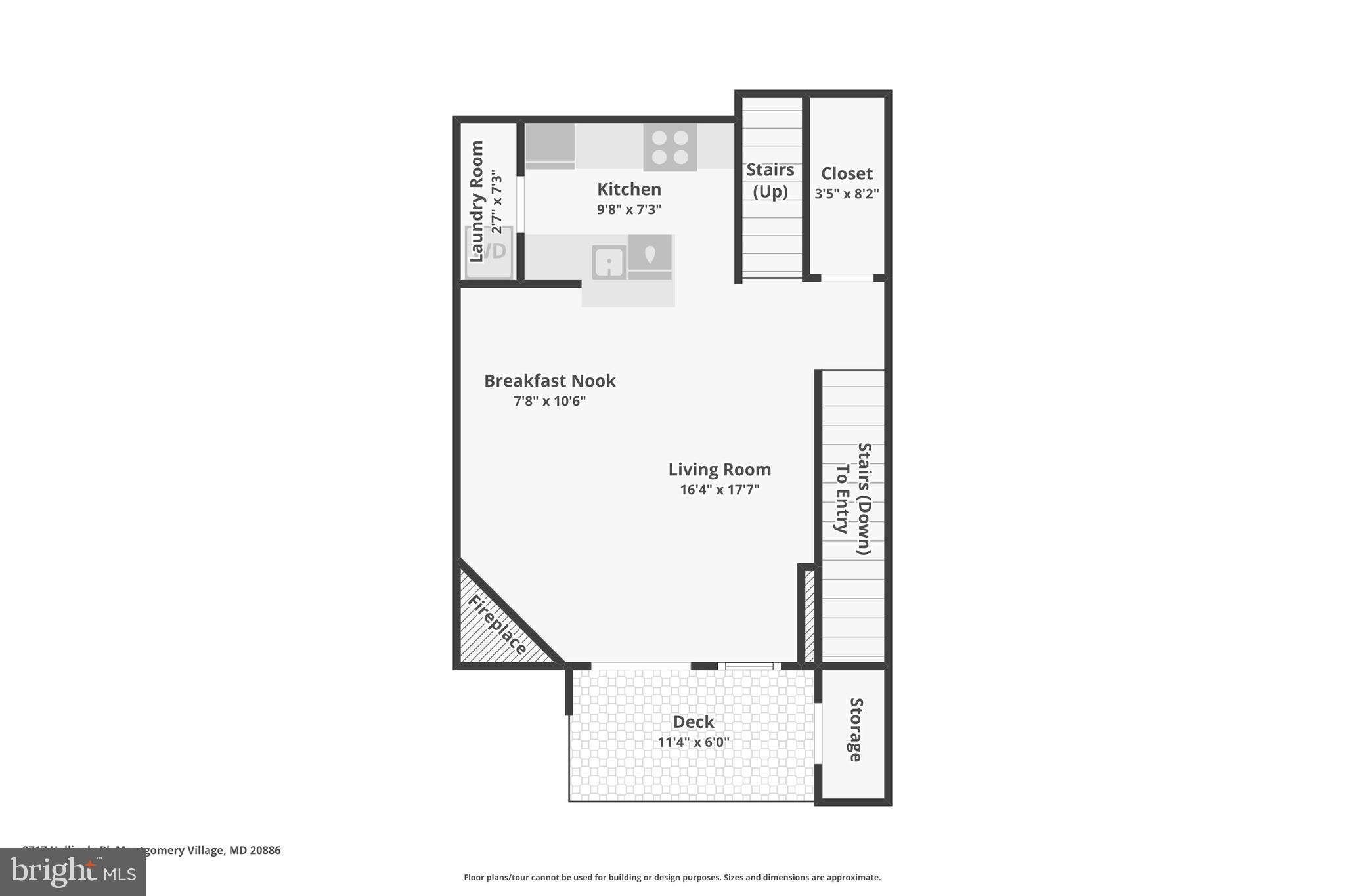9717 Hellingly Place, Unit 48 Gaithersburg, MD 20886 - Photo 5 of 32 a picture of a floor plan