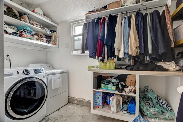 a view of outdoor space with garden and trees