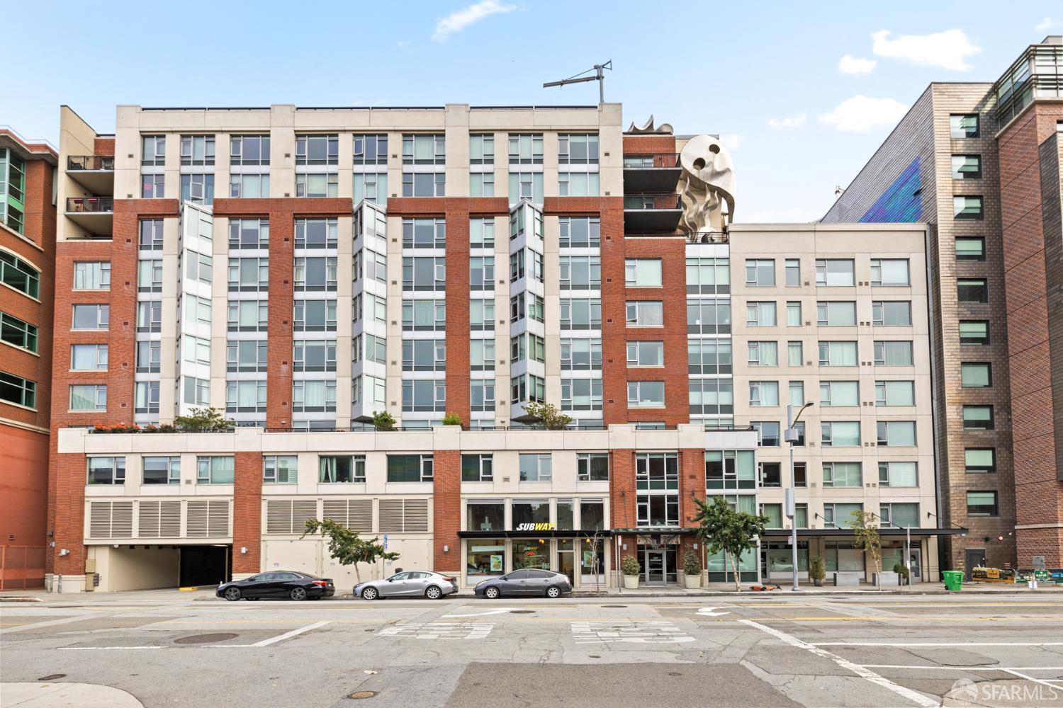 177 Townsend Street, Unit 728 San Francisco, CA 94107 - Photo 22 of 39 a front view of a building with street