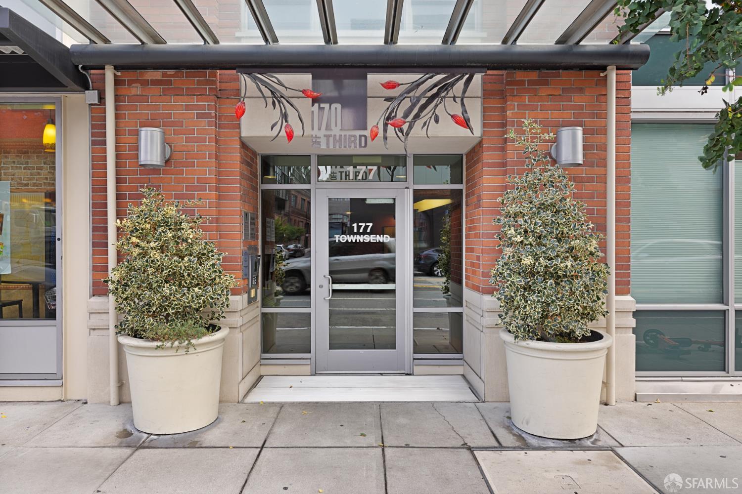 177 Townsend Street, Unit 728 San Francisco, CA 94107 - Photo 24 of 39 a front view of a building with entryway