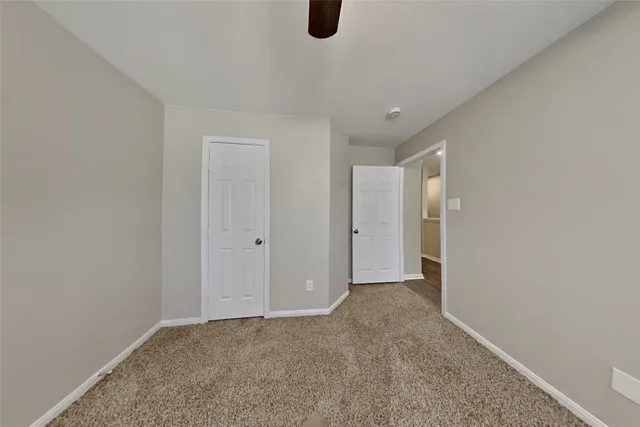 a view of an empty room