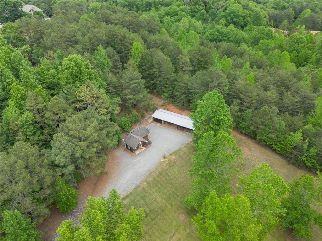 4601 North Browning Bridge Road Gainesville, GA 30506 - Photo 75 of 80 an aerial view of a house with a yard