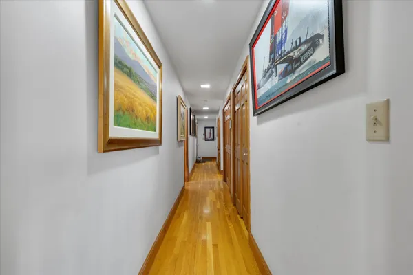 a view of a livingroom with a couch