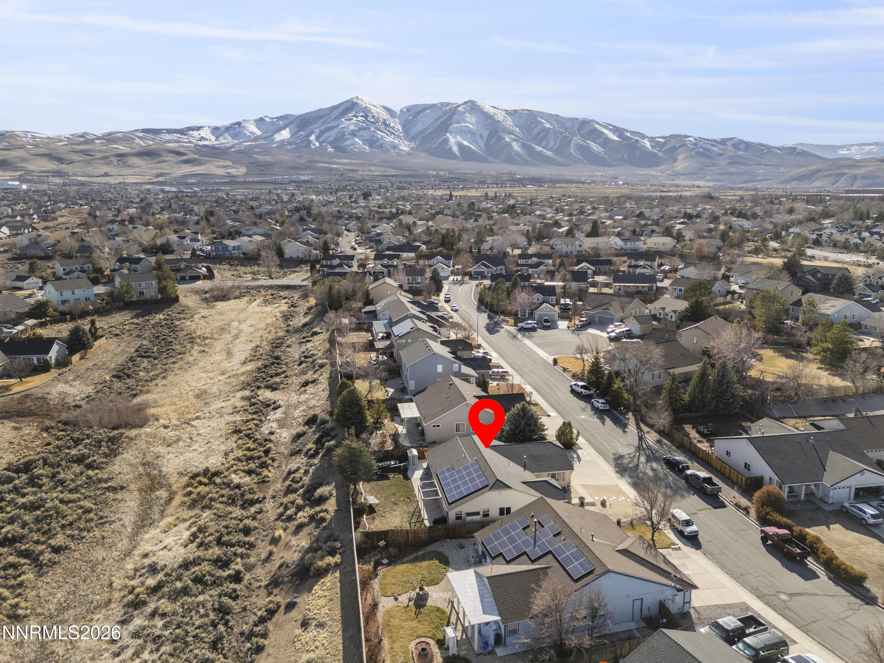 9834 Suncrest Drive Reno, NV 89506 - Photo 32 of 32 an aerial view of residential house and green space