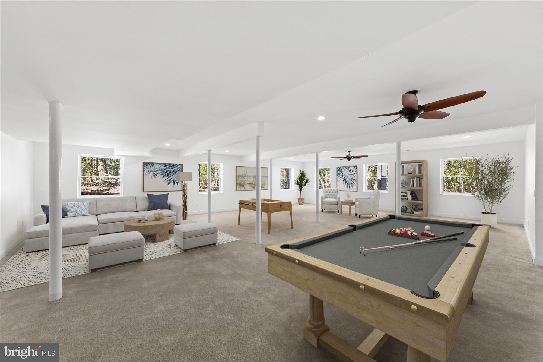 30425 Hollymount Road Harbeson, DE 19951 - Photo 78 of 98 a living room with furniture pool table and a window