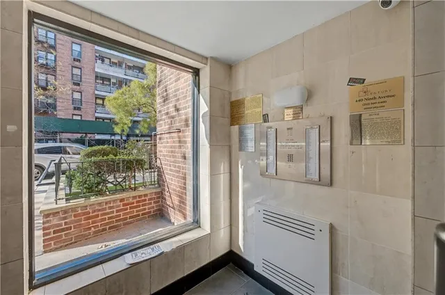 a view of a wooden floor and a living room