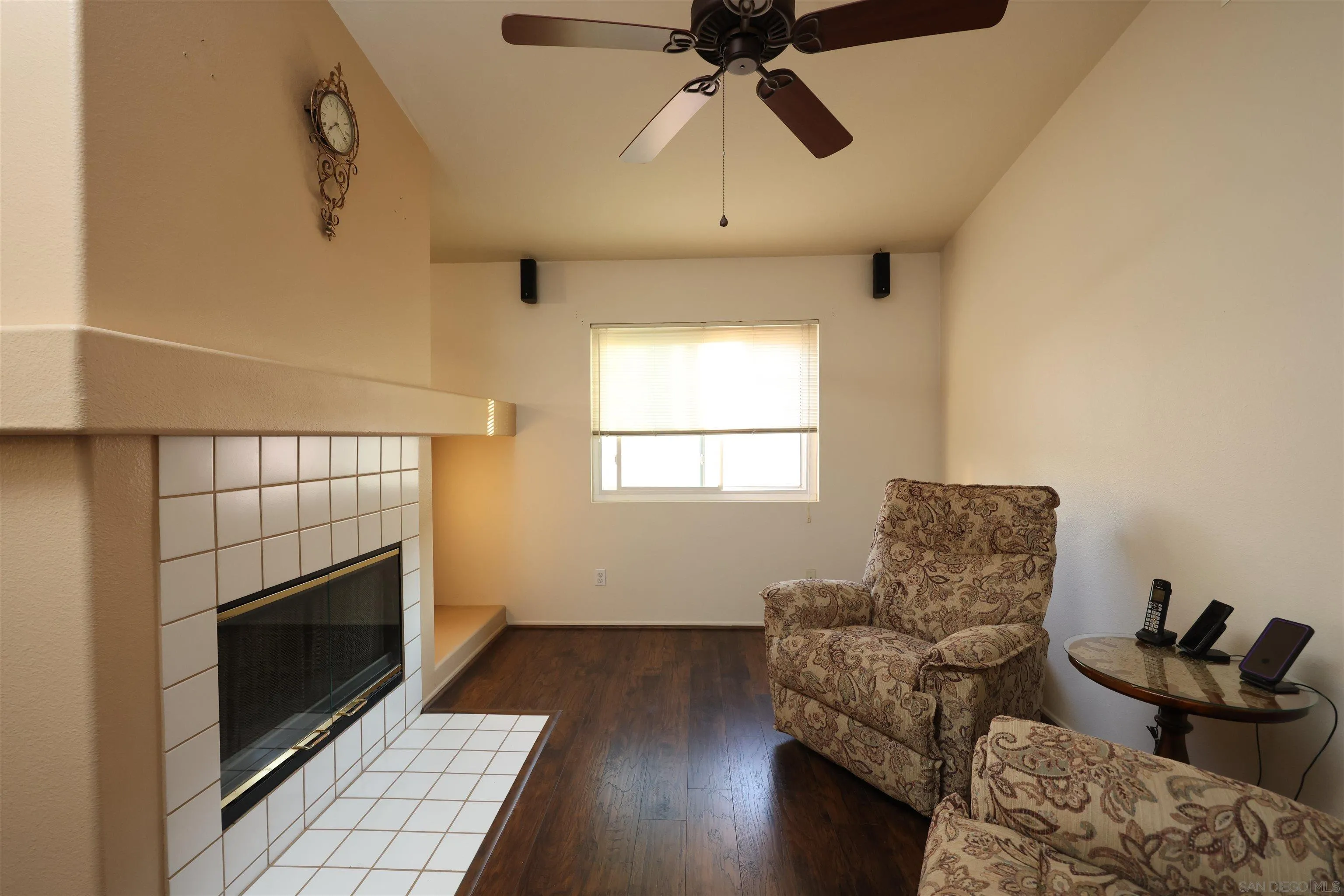 2 Bella Minozza Lake Elsinore, CA 92532 - Photo 19 of 30 a living room with furniture and a fireplace