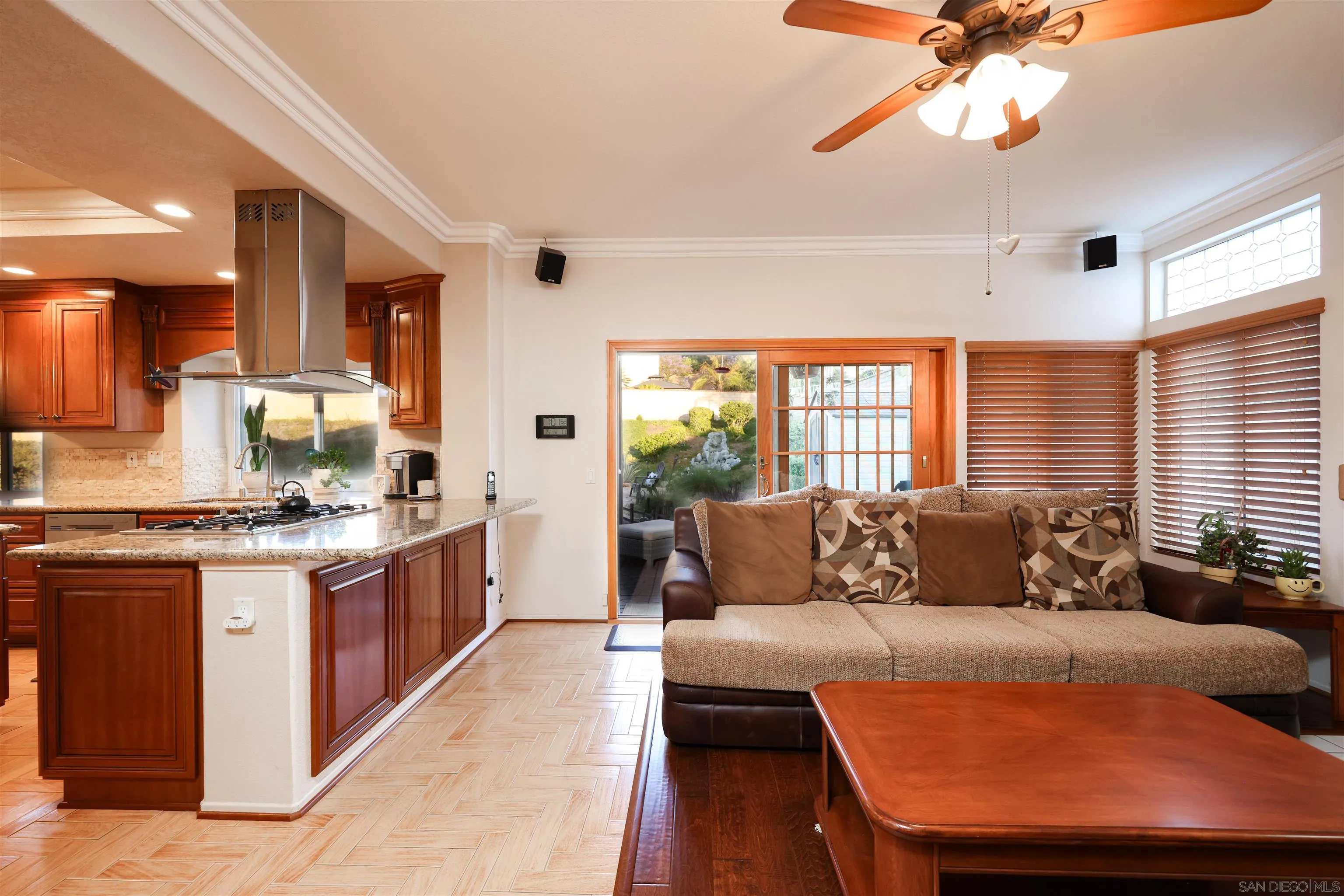 2 Bella Minozza Lake Elsinore, CA 92532 - Photo 10 of 30 a living room with stainless steel appliances granite countertop furniture and a kitchen view