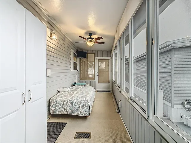 a very nice looking room with a large window