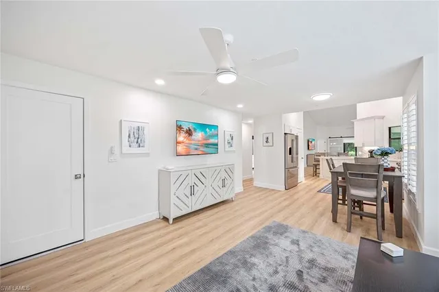 a view of a living room