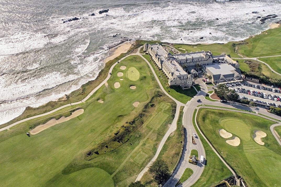 2140 Winged Foot Road Half Moon Bay, CA 94019 - Photo 50 of 52 an aerial view of a swimming pool