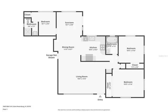 $489,000 | 1945 59th Street North, St. Petersburg, FL 33710