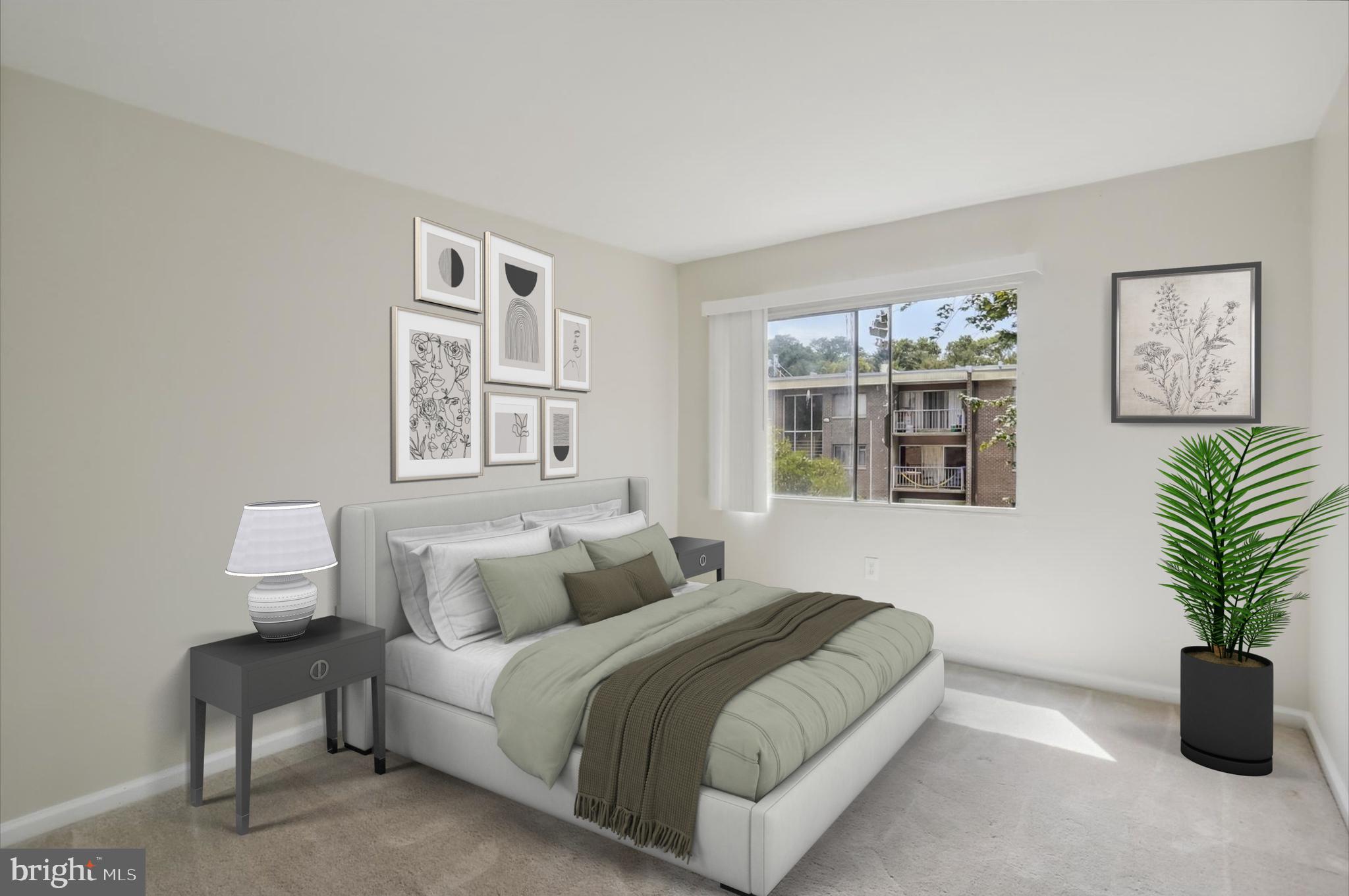 3732 Bel Pre Road, Unit 37325 Silver Spring, MD 20906 - Photo 17 of 30 Primary Bedroom Virtually Stages