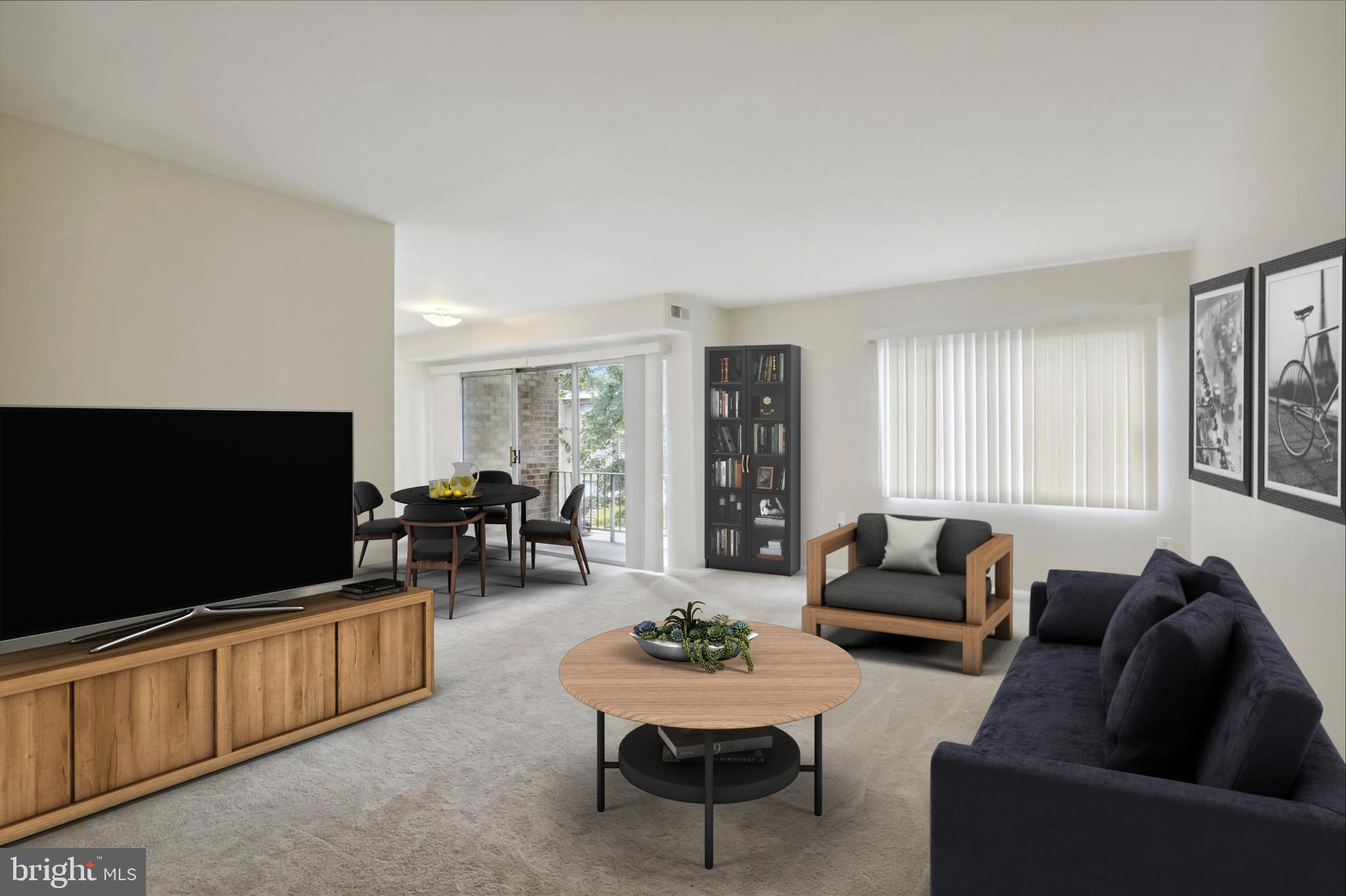 3732 Bel Pre Road, Unit 37325 Silver Spring, MD 20906 - Photo 2 of 30 Living Room Virtually Staged