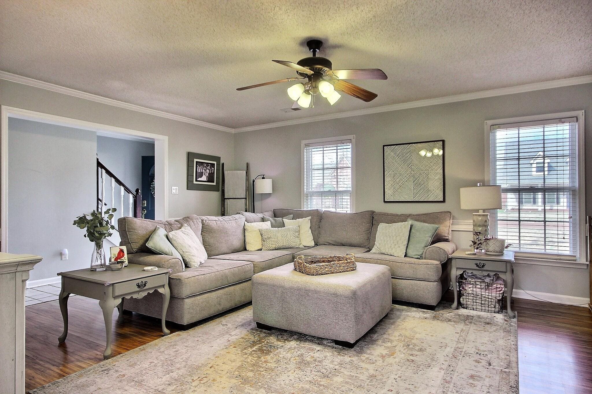 556 Rillbrook Drive Collierville, TN 38017 - Photo 2 of 22 a living room with furniture and a large window