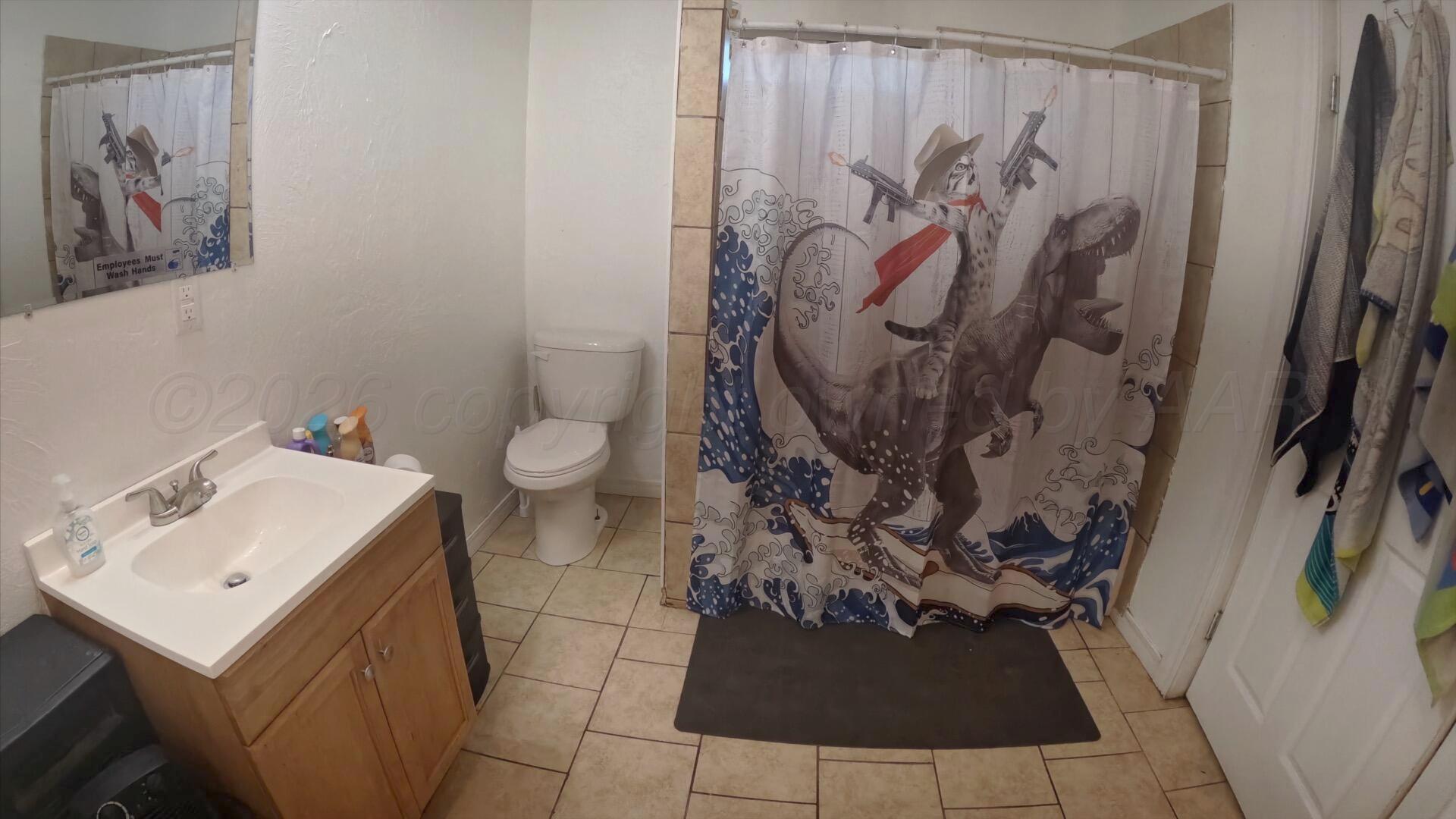 304 Ave P Sunray, TX 79086 - Photo 14 of 17 Wide angle extra bath 2
