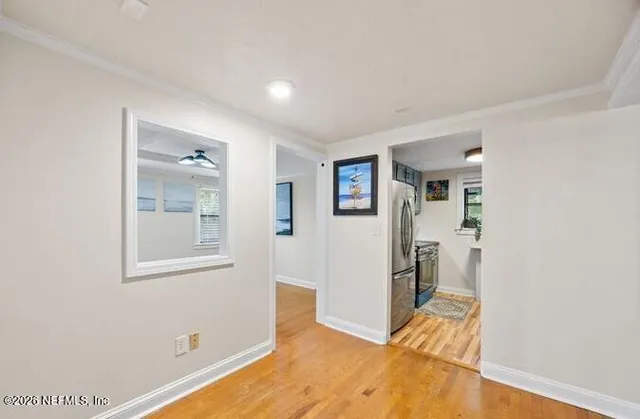 a view of a livingroom with a chandelier