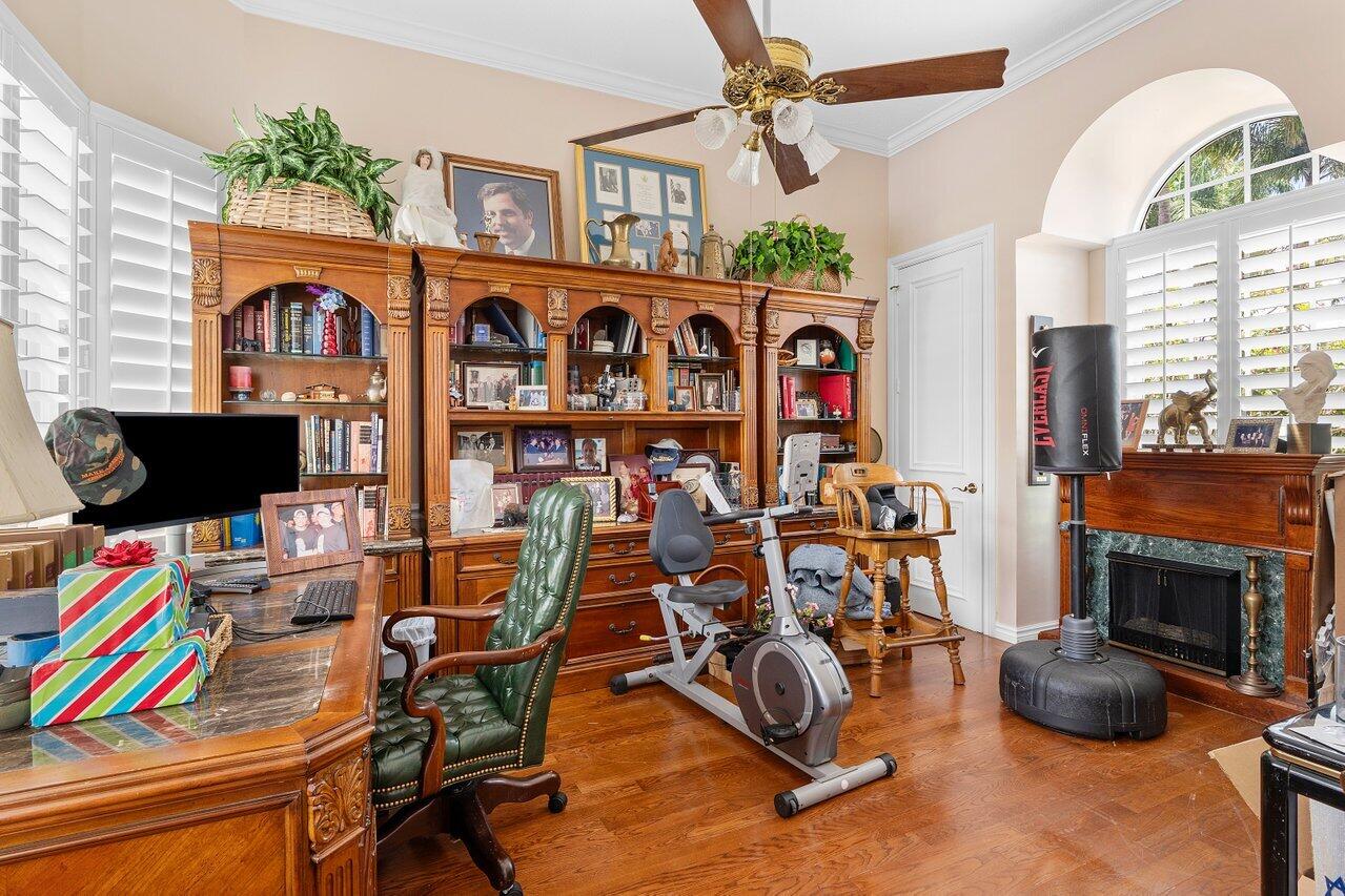 16467 Brookfield Estates Way Delray Beach, FL 33446 - Photo 41 of 78 a view of a livingroom with furniture and a flat screen tv