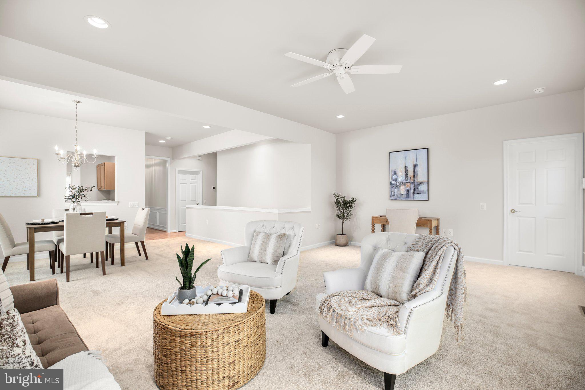 14 Sugargrove Court Fredericksburg, VA 22406 - Photo 20 of 63 a living room with furniture and a view of kitchen