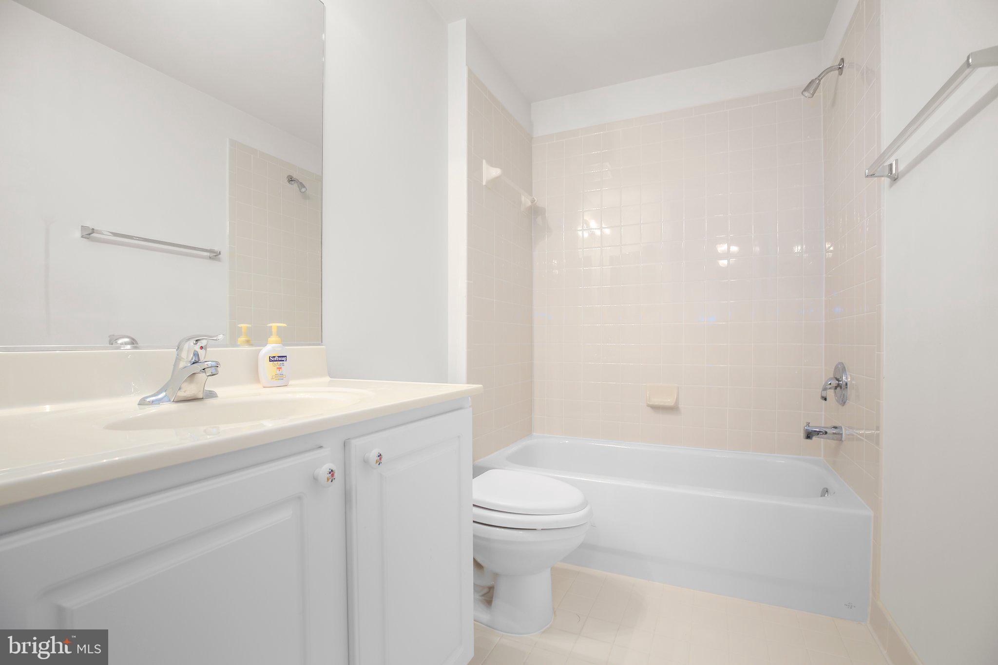 14 Sugargrove Court Fredericksburg, VA 22406 - Photo 35 of 63 a bathroom with a sink a toilet and shower