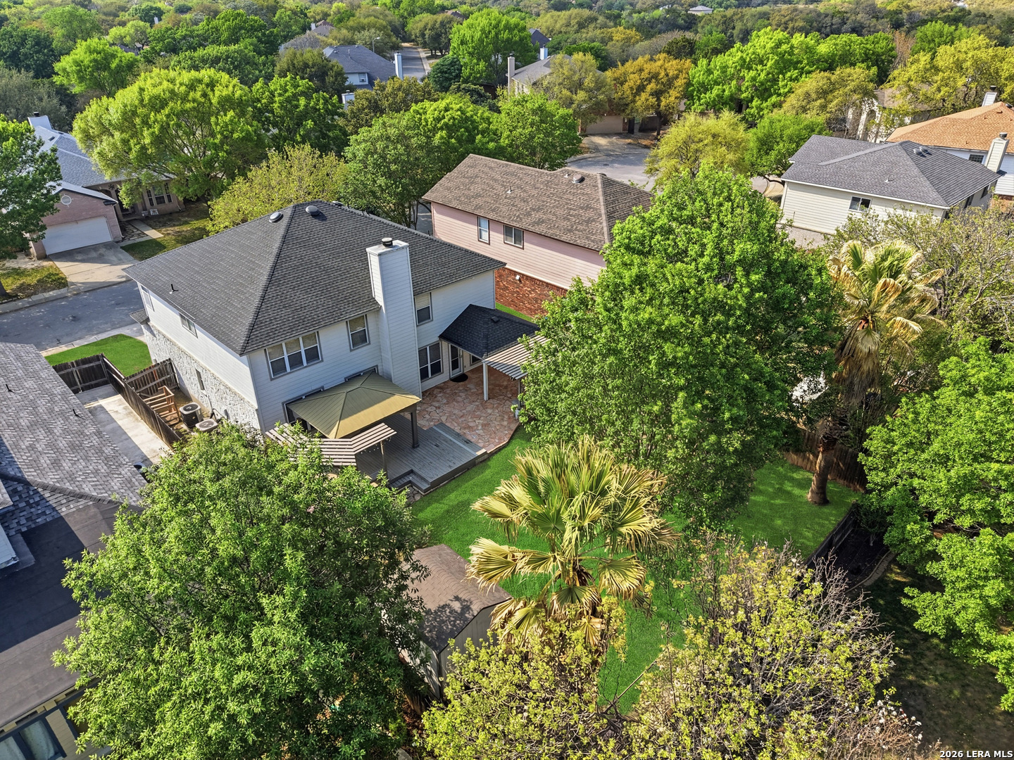 12910 Green Cedar Helotes, TX 78023 - Photo 56 of 65 an aerial view of a house
