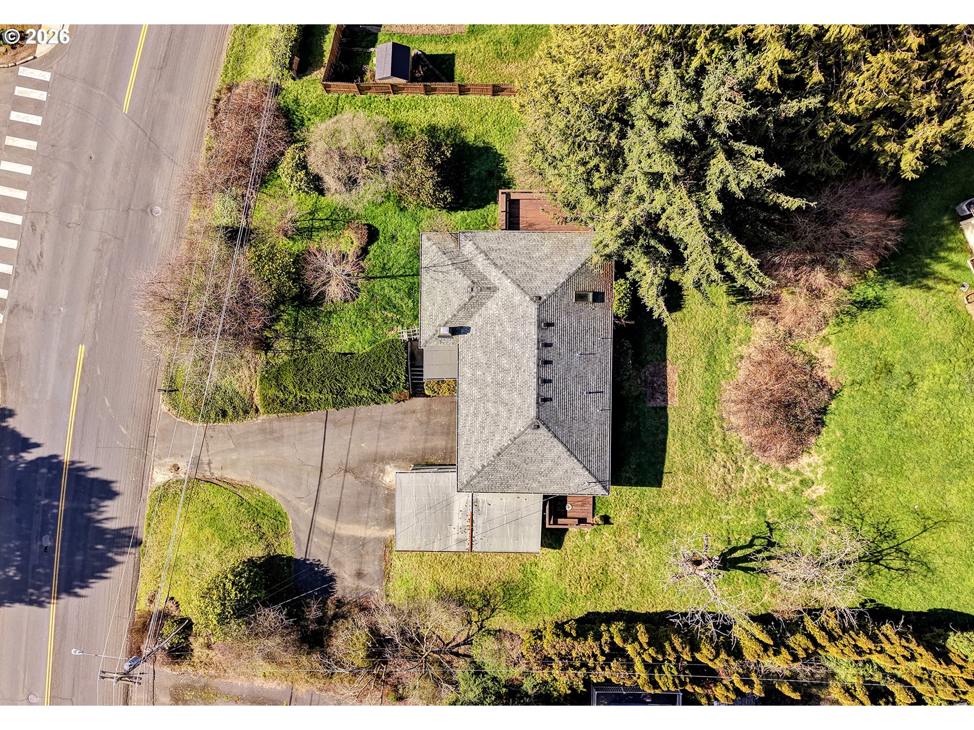 1703 Allen Street Kelso, WA 98626 - Photo 16 of 23 an aerial view of a house with a yard