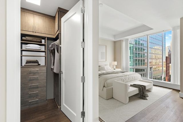 a view of walk in closet