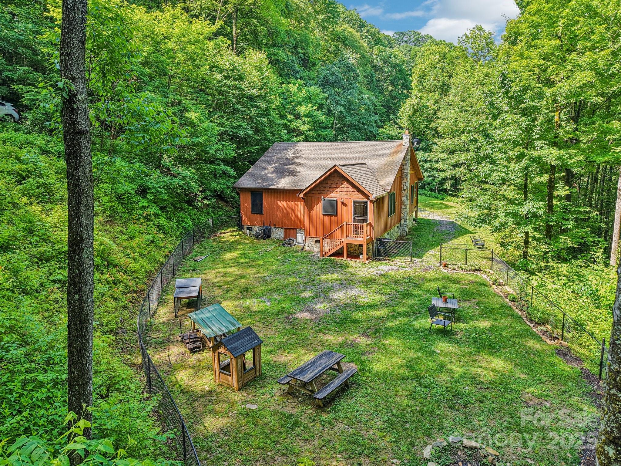 2171 Black Rock Road Cherokee, NC 28719 - Photo 2 of 36 an aerial view of a house with a yard