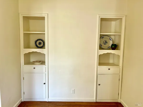 a view of utility room with closet area