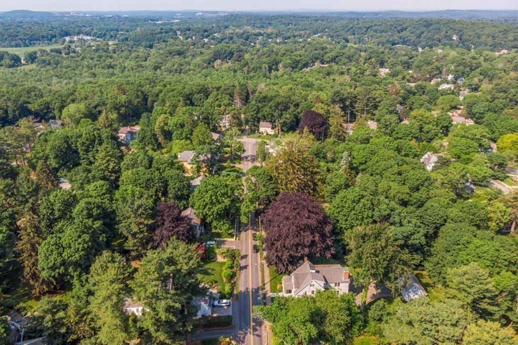 31 Percy Road Lexington, MA 02421 - Photo 24 of 25 an aerial view of a houses with a yard