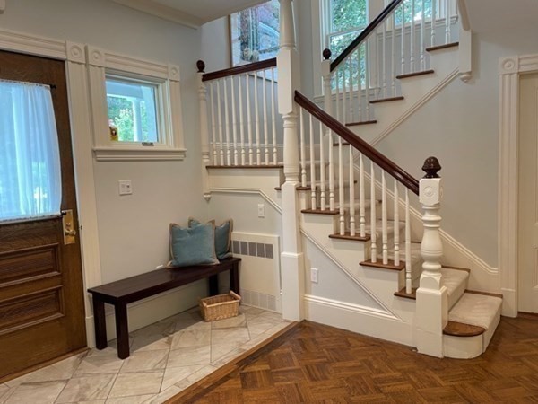 31 Percy Road Lexington, MA 02421 - Photo 6 of 25 a view of entryway and hall with wooden floor