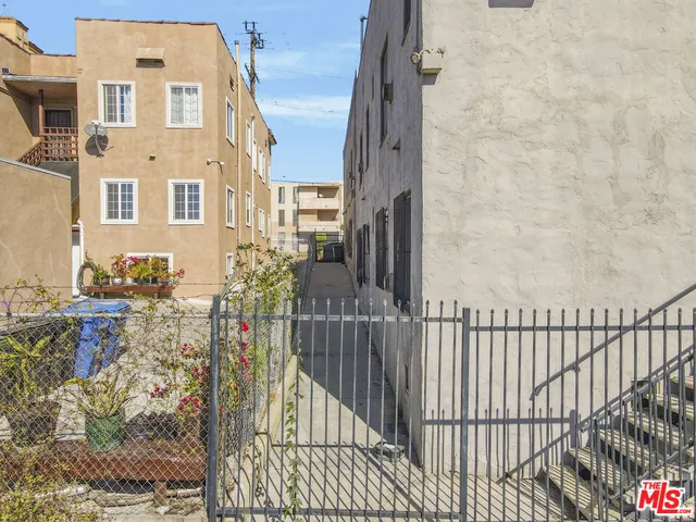 a view of a city with tall buildings