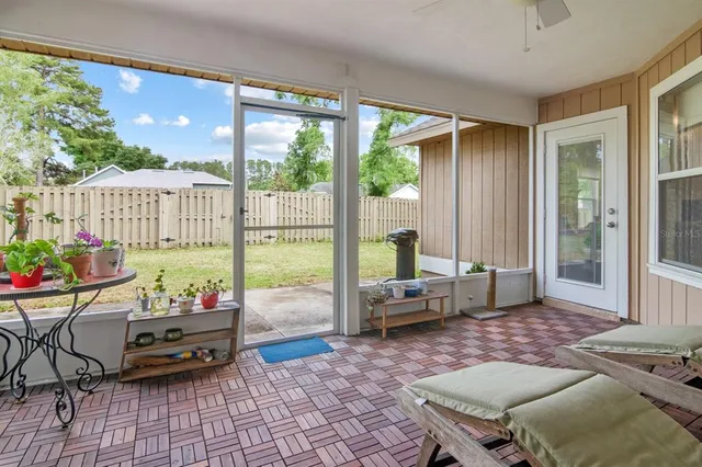 a living room filled with furniture
