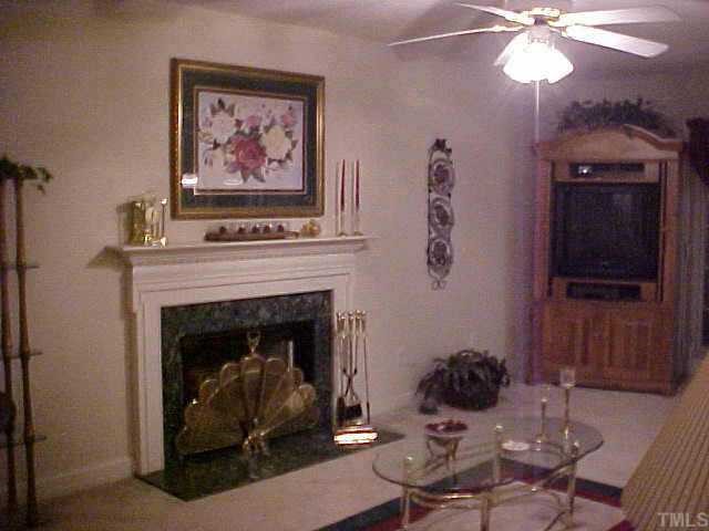 1129 Pilton Place Raleigh, NC 27604 - Photo 3 of 9 Large family room w/fireplace