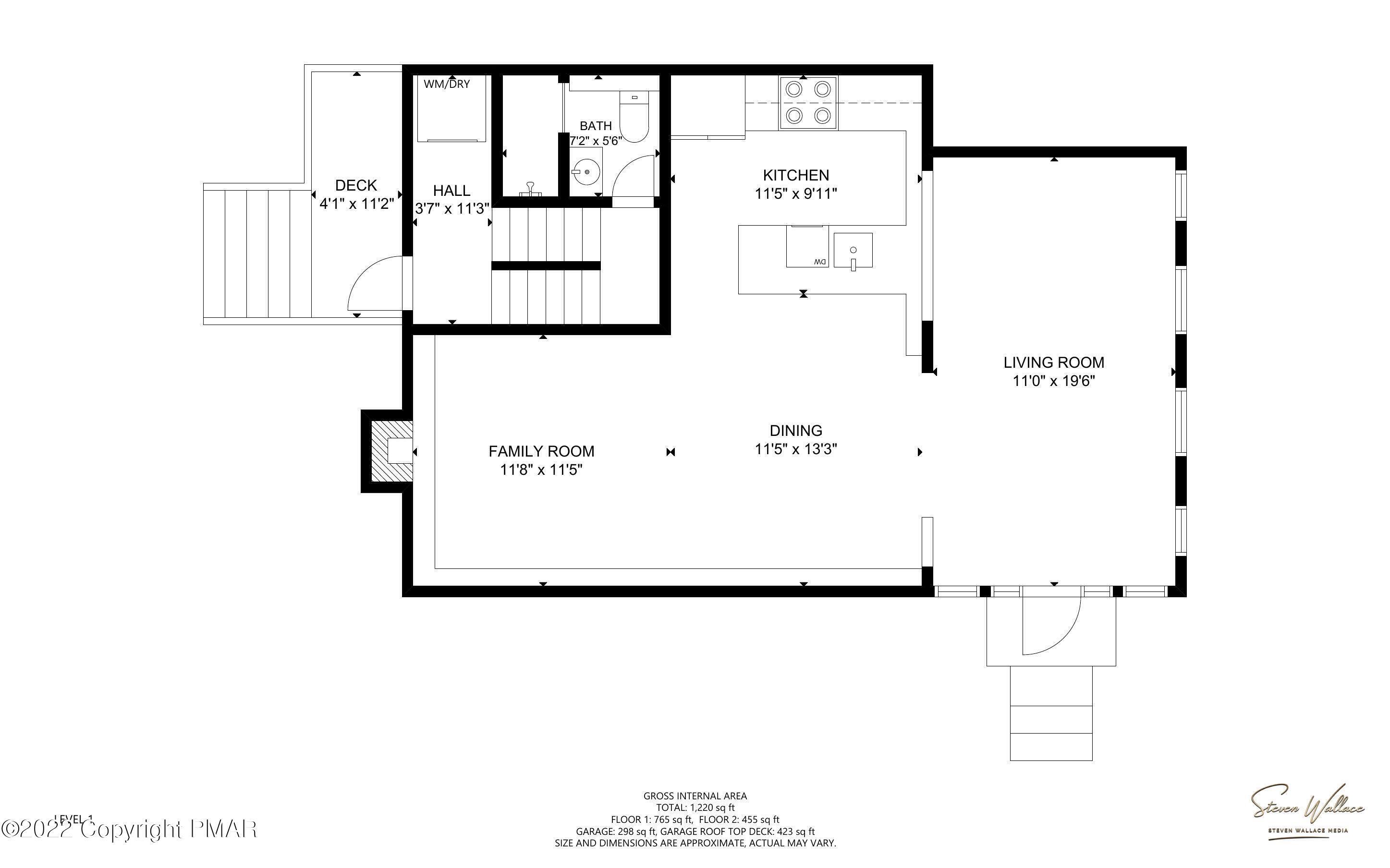 437 Westcolang Road Hawley, PA 18428 - Photo 106 of 108 Floor plan of 1st floor living area