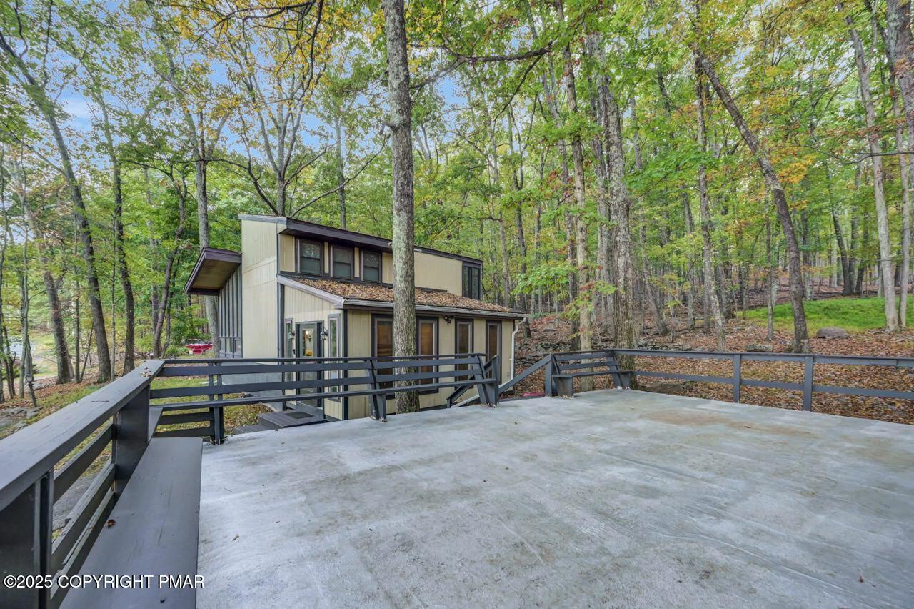 437 Westcolang Road Hawley, PA 18428 - Photo 44 of 108 front view of a house with a yard