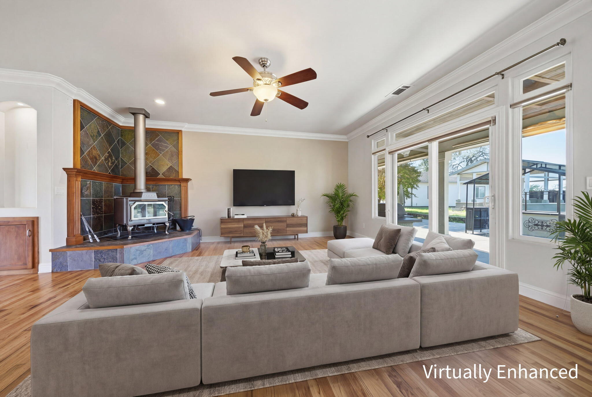 6760 Amber Ridge Drive Anderson, CA 96007 - Photo 7 of 30 Staged Livingroom