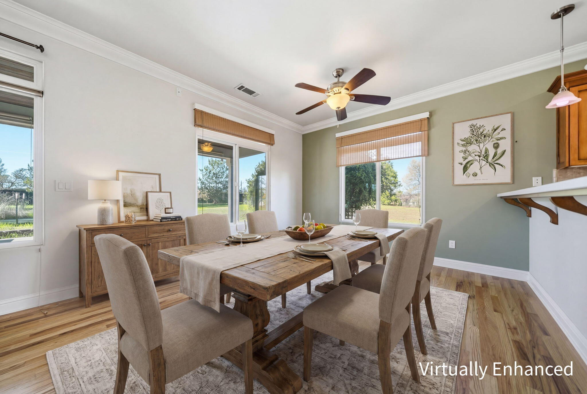 6760 Amber Ridge Drive Anderson, CA 96007 - Photo 9 of 30 Staged Dining Room