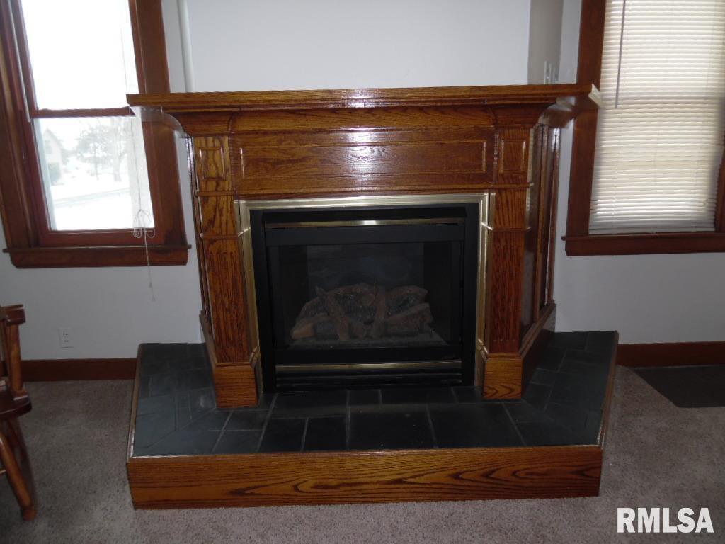 1620 North 3rd Street Clinton, IA 52732 - Photo 3 of 20 a fireplace with wooden floor