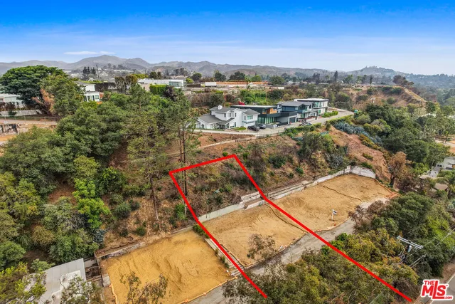 a view of a bunch of trees