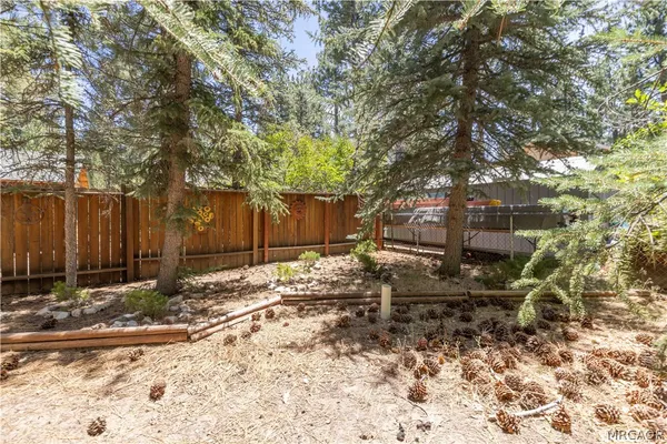 a backyard of a house